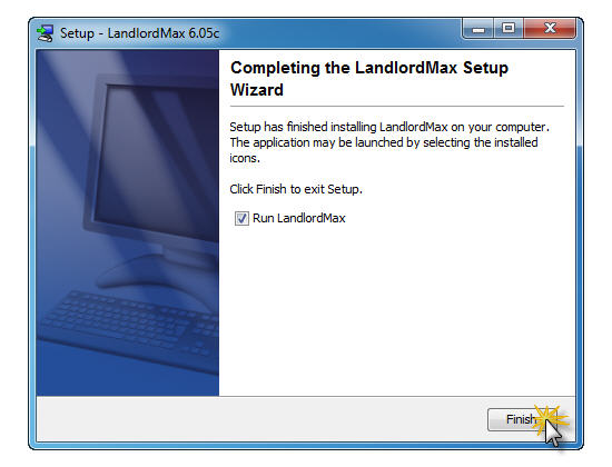 LandlordMax Property Management Software:Finish
