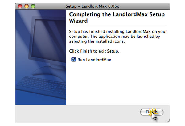 LandlordMax Property Management Software:Install/Mac/Finish
