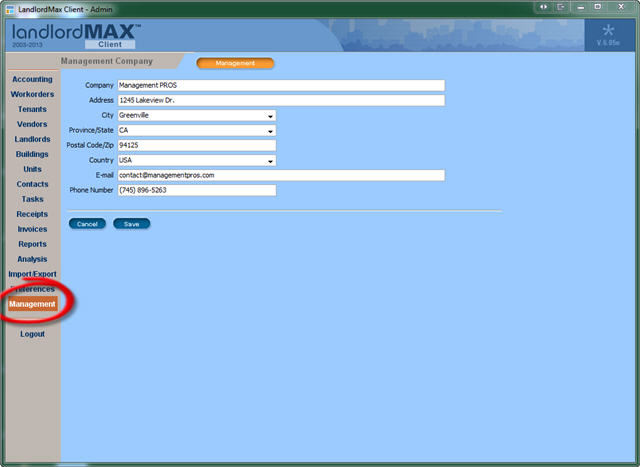 LandlordMax Property Management Software - Release notes management section