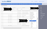LandlordMax Property Management Software Screenshot: Accounting