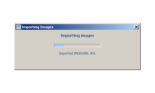 LandlordMax Property Management Software User Manual Screenshot: Importing Images Popup Window