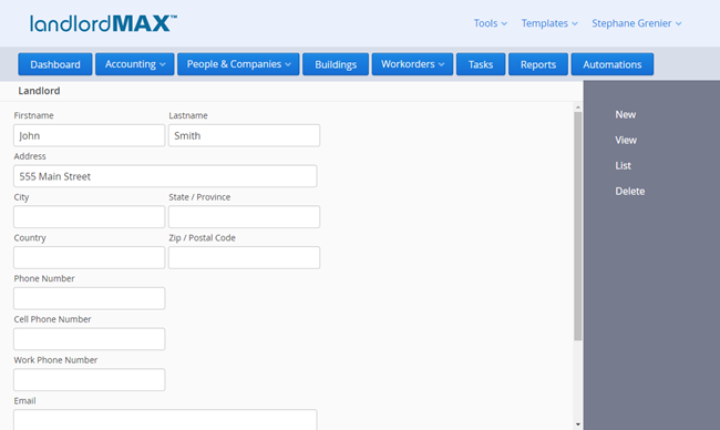 LandlordMax Property Management Software: Landlord