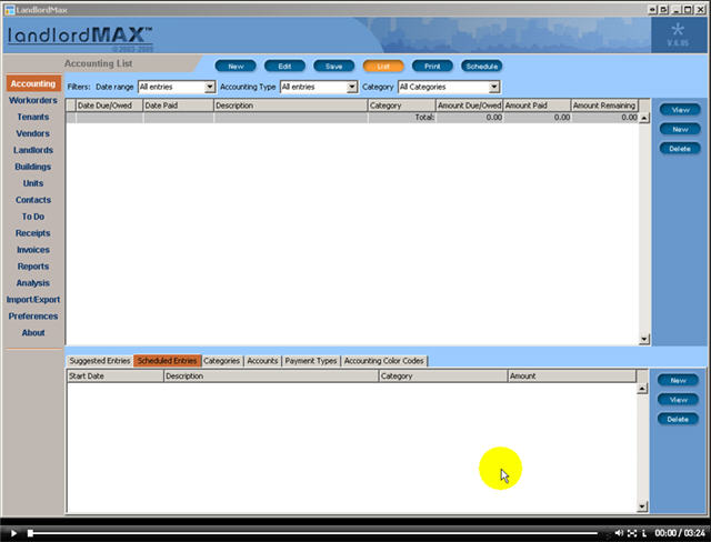 LandlordMax Property Management Software New Feature Screenshot: Advance Notice