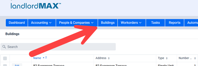 Building menu button